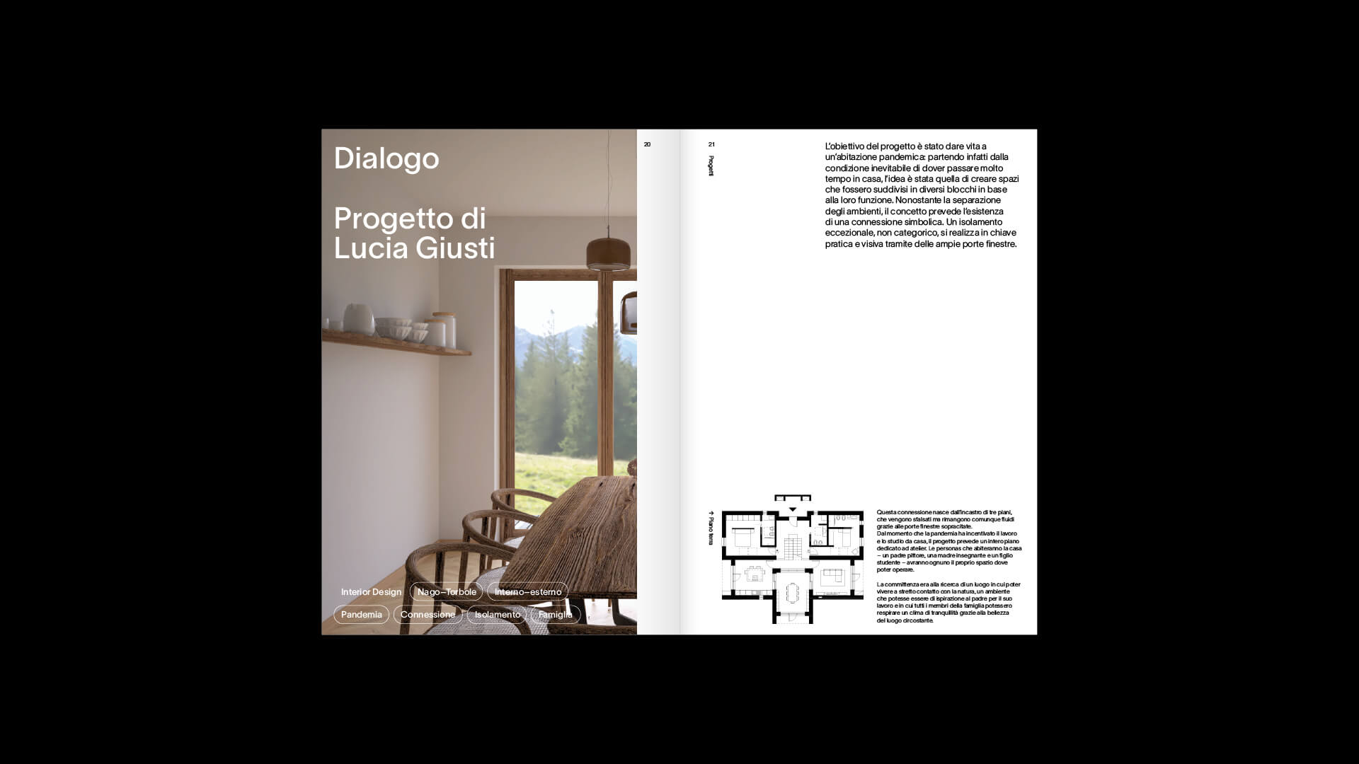 Progetto di interior design di Lucia Giusti